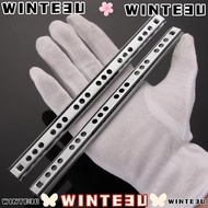 WINTE3U 2PCS Drawer Glides, 17mm Wide Hardware Accessories Bearing Drawer Slides,  8"-17" Smooth Gli