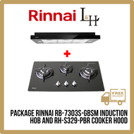 [BUNDLE] Rinnai RB-7303S-GBSM induction Hob and RH-S329-PBR Cooker Hood