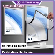 A3 A4 A5 A6 Magnetic Photo Frame Wall Magnetic Frame Office Decoration Stick Framework Wall Magnetic