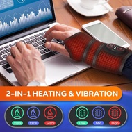 Cordless Wrist Heating Pad for Pain Relief, FSA Eligible Items, Rechargeable Wrist Massager for Carp