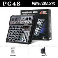 NEW BAXS PG4S professional 4-channel audio mixer with built-in 16DSP effect Bluetooth/USB/MP3/PC ste