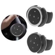 Mini Wireless Bluetooth compatible Media Button Remote Controller Car Motorcycle Steering Wheel MP3 