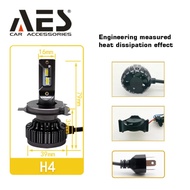 Turbo H4 Led Headlight H4 12-24 VOLT