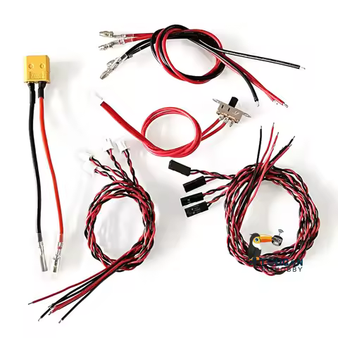 RC Parts Cable for 1/16 RC Heng Long 5.3 Ver Tank Converted to 6.0 7.0 Ver Model DIY Spare Parts TH2