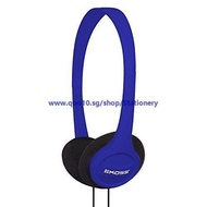 Koss KPH7B Portable On-Ear Headphone with Adjustable Headband - Blue