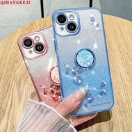 Casing Electroplated Eternal Flower TPU Phone Case For Samsung Galaxy A35 A10 A10S A20 A20S A50 A70 J2 J5 Prime J7 Pro J8 J4 J6 Plus A7 2018 Shockproof Back Cover with Bracket