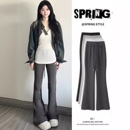 seluar jeans perempuan jeans women seluar bootcut woman Gray Micro Flare Pant - High Waist Slenderiz