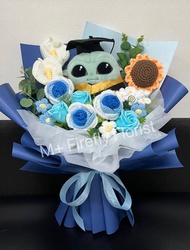 預定/畢業花束 - 星球大戰Yoda  尤達大師公仔畢業花束