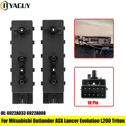 Front Left Right Safe Car Adjust Power Seat Switch For Mitsubishi Outlander ASX Lancer Evolution L20
