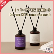 (1+1Best Scent)200ml Korea ASCENT Nature Diffuser Green Airy Birthday Gift Ascent Diffuser 2PCS