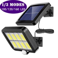 Lampu Solar LED Luar Rumah Waterproof - Lampu Taman Solar Bercahaya Terang - Pemasangan Dinding Luar