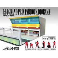 [Pre order 預訂] American Diorama 1/64 Grand Prix Paddock Diorama – Team Red #AD-2447
