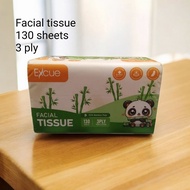 Excue Facial Tissue Muka 130 sheets 3 ply