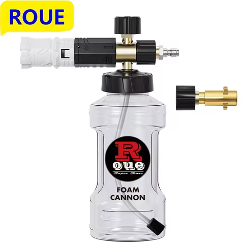 ROUE High Pressure Foam Gun Snow Foam Spray Gun Adjustable Nozzle for Karcher Lavor Parkside Elitech