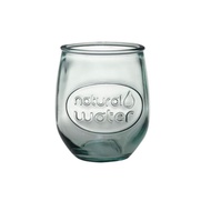 VSM VASO WATER OVALADO recycled glass cup 400 CC, 400ml