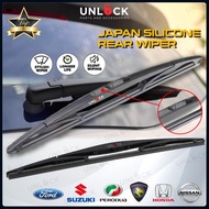 H306 Silicone Car Rear Wiper 10/12/14/16 inch For Honda Mitsubishi Mazda Suzuki Ford Perodua Bmw Nis