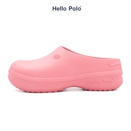 Hello Polo รองเท้าแตะ รองเท้าหัวโต ส้นหนา 3.5 ซม พื้นนุ่มมาก คลายเมื่อยเท้า กันลื่น รองเท้าแฟชั่นผู้หญิง ทุกโอกาส เหมาะกับฤดู HP8009