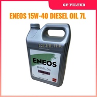 ENEOS 15W40 7L DIESEL API CI-4 15W-40 7 LITER ENGINE OIL WITH SIRIM MINYAK ENGINE