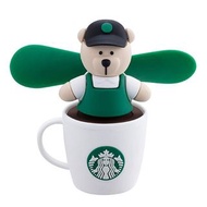 台灣 2019 Starbucks 星巴克 夏日 咖啡小熊隨行風扇 Bearista 小熊 經典女神 USB 風扇