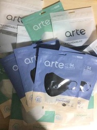((可散買))韓國Arte KF94獨立包裝四層口罩全黑色,白色,深藍色,灰色口罩，3D立體口罩另有RAZE mask選購