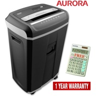 Aurora Paper Shredder (AS2030CD) Cross Cut [Free Aurora Calculator (DT389L)]