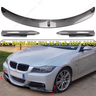 For BMW 3 Series E90 E91 M-Tech Front Bumper Lip Body Kit Spoiler Splitter Bumper Canard Lip Splitter Car Accessories 20