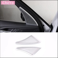 For BMW iX1 X1 U10 U11 2023-2024 Car A-pillar Tweeter Decorative Frame Stainless steel Interior Modi