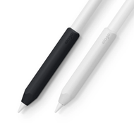 ELAGO PENCIL GRIP SILICONE HOLDER ปลอกดินสอเพื่อสุขภาพ สำหรับ APPLE PENCIL 2 - WHITE AND BLACK