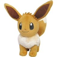 Sanei Boeki PP166 Pokémon All Star Collection Plush Toy, Eevee (Female Form), Size S, W 5.9 x D 8.7 