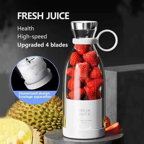 New Mini Portable Blender Electric Juicer Fruit Mixers Fruit Home Smoothies Mixer Multifunctional Ju