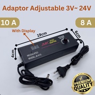 Adjustable Adapter 3V 24V 3-24V DC 10A 8A Switching Power Supply 3V - 24V 10ampere SMPS PSU