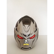 HELM MARVEL IRONMAN AVENGERS HELM DUA KACA MURAH HELM DOUBLE VISOR MURAH HELM DEWASA MURAH