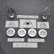 Suitable for Maybach Car Logo S480 S580 S680 GLS480 600 Standing Standard Rear Logo Hub Cap Modifica