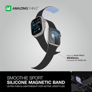 AMAZINGthing - Apple Watch 運動磁吸錶帶 親膚硅膠 強力磁吸 舒適 雙面設計 Ultra/Series 9/8/7/6/5/4/SE 蘋果手錶49/45/44/42mm適用