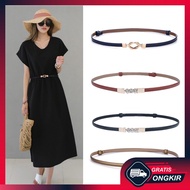 Gratis Ongkir - Ikat Pinggang Kulit Kecil Casual Aksesoris Pakaian Wanita / Ikat Pinggang Casual