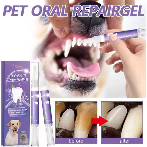 3ml Pet Oral Gel Cleaning Dog Cat Teeth, Bad Breath, For Tartar, No Need To Brush Teeth, Pet Breath 
