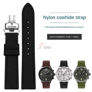 18/19/20/21/22/24mm Nylon Cowhide Leather Watch Strap for TUDOR 1958 watch Band for Men's TUDOR 1926