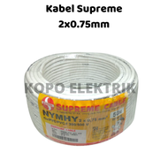 Kabel Listrik Supreme NYMHY 2x0.75 meteran Serabut