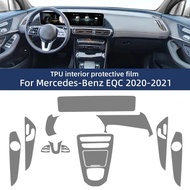 TPU Protective Film for Mercedes Benz EQC Eqc350 400 2020 2021 Car Interior Sticker Center Console A