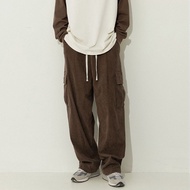 celana cargo corduroy panjang pria celana pinggang karet pria korduroy celana gombrang pria Celana K