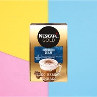 Nescafe Gold Capuccino Decaf Decaffeinated 10x 12.5gr