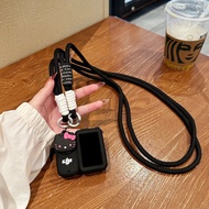 Suitable for DJ DJ Nano Camera Silicone Protective Case Cute KT Lanyard Cross-body Lens All-Inclusiv