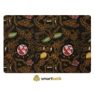 Economy Batik with Black Sogan Economy Motif (Write Stamp Combination)
