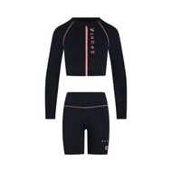Arena - ARENA X SPORT B. 女士長袖拉鏈防曬衣連平腳泳褲套裝