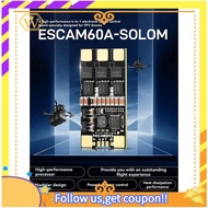 【W】ESC Electronic Speed Control ESCAM60A-SOLOM FPV FC 60A Input Voltage 3S-6S ESC High-Performance f