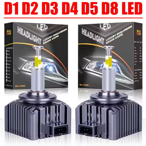 2PCS 360 Led D1S D3S D4S D2S D5S D8S Car Headlight Canbus CSP Super Bright D1R D2R D3R D4R Auto Repl