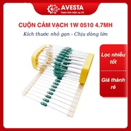 Avesta 1W 0510 4.7mH line inductor in a bag of 10