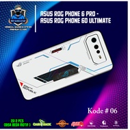 Contents of 2 Pcs Garskin Asus Rog Phone 6 Pro - Asus Rog Phone 6D Ultimate Motif 06-10 (Can Request