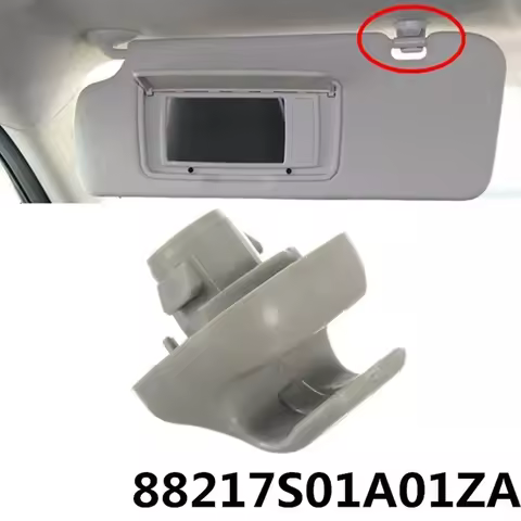 Gray Sun Visor Clip 88217S01A01ZA For Honda 98-07 For Accord 1996-2004 For Civic 06-11 Ridgeline Sun