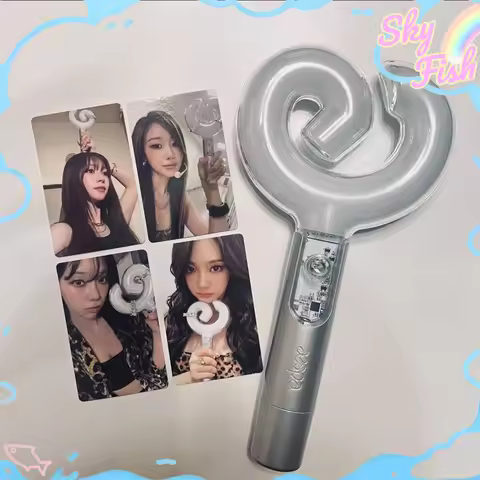 Kpop AESPA Bluetooth Concert Lightstick Hand Held Flash Lamp Collectible Fluorescent Gift KARINA GIS